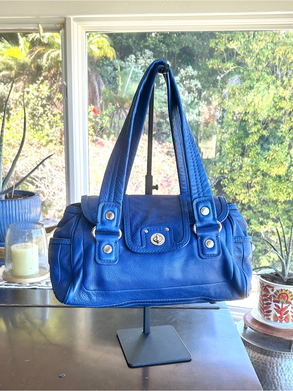 Marc by Marc Jacobs Totally Turnlock Benny Leather Satchel Shoulder Bag Like New